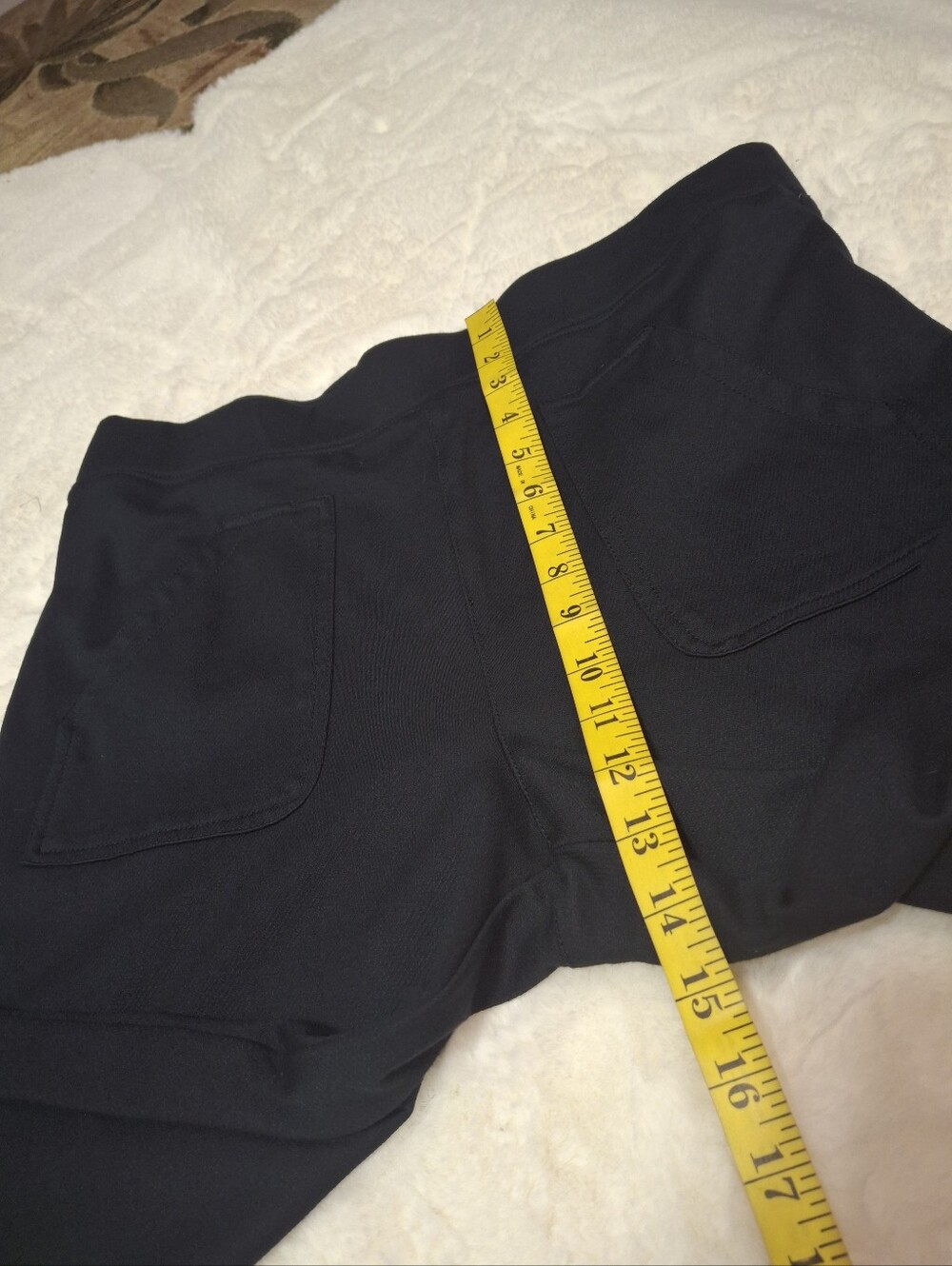 Maeve Anthropologie Eve Flare Pull-On Front Pockets Pants OB1430211 Black Large - Picture 12 of 16